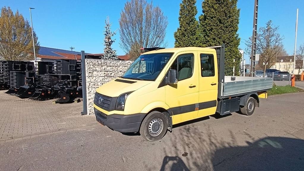 Volkswagen Crafter 2.0 Transporter Doka Pritsche Kasten AHK - Camion plateau: photos 1 Volkswagen Crafter 2.0 Transporter Doka Pritsche Kasten AHK - Camion plateau: photos 1
