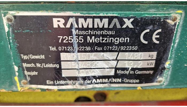Rammax RW1504 Grabenwalze - Rouleau agricole: photos 5 Rammax RW1504 Grabenwalze - Rouleau agricole: photos 5