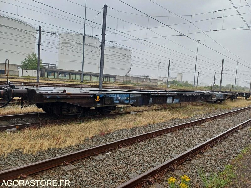 Wagon plat intermodal type Sggnss – modèle 6432B0-4, 72 pieds - 2003 (ref 1199) - Autre matériel: photos 1 Wagon plat intermodal type Sggnss – modèle 6432B0-4, 72 pieds - 2003 (ref 1199) - Autre matériel: photos 1