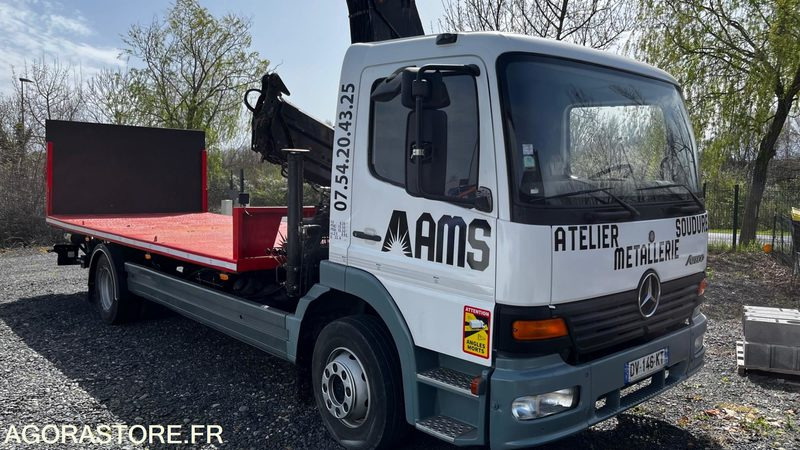 CAMION PLATEAU MERCEDES 15T - 2000 - Camion plateau: photos 1 CAMION PLATEAU MERCEDES 15T - 2000 - Camion plateau: photos 1