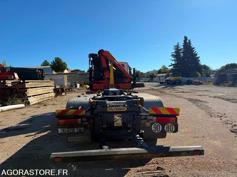 CAMION POLYBENNE GRUE IVECO MOTEUR HS - 390000km - 2014 - Camion ampliroll: photos 4 CAMION POLYBENNE GRUE IVECO MOTEUR HS - 390000km - 2014 - Camion ampliroll: photos 4