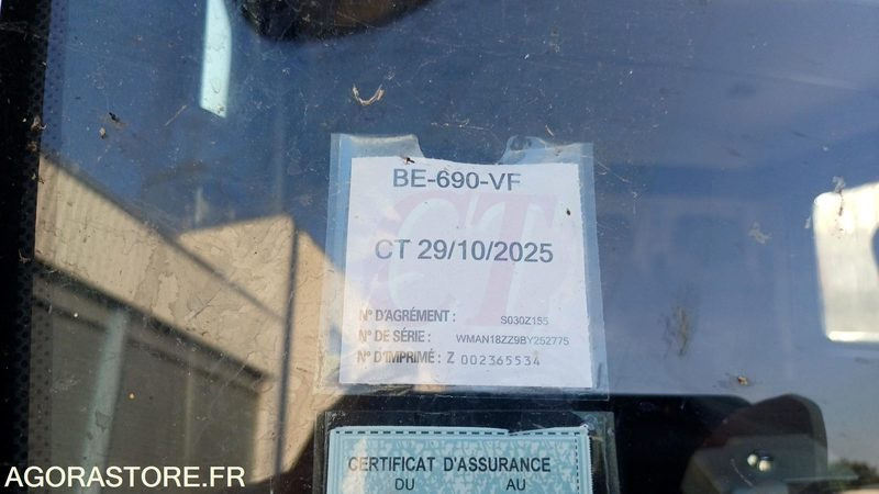 Porteur MAN TGM 18.290 de 2010/458000 kms - BE-690-VF (3822) - Camion: photos 4 Porteur MAN TGM 18.290 de 2010/458000 kms - BE-690-VF (3822) - Camion: photos 4