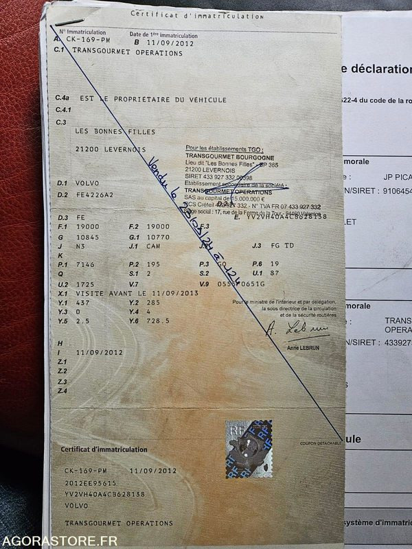 Porteur Volvo frigo - Camion: photos 3 Porteur Volvo frigo - Camion: photos 3