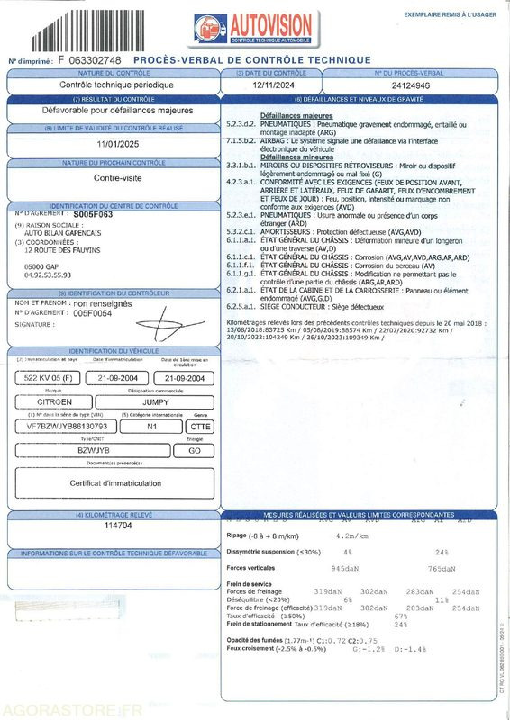 FOURGONNETTE CITROEN JUMPY - Fourgonnette: photos 3 FOURGONNETTE CITROEN JUMPY - Fourgonnette: photos 3