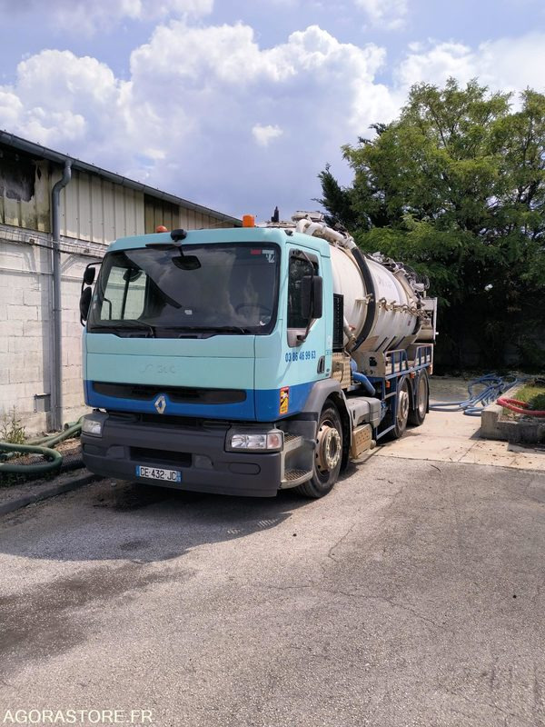 Hydrocureur HUWER RENAULT 24 T CE432JC (VENTE UNIQUEMENT EXPORT) - Camion hydrocureur: photos 1 Hydrocureur HUWER RENAULT 24 T CE432JC (VENTE UNIQUEMENT EXPORT) - Camion hydrocureur: photos 1