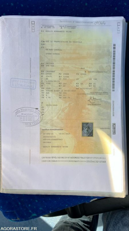 Bus scolaire IVECO BUS CROSSWAY N°093414: photos 9