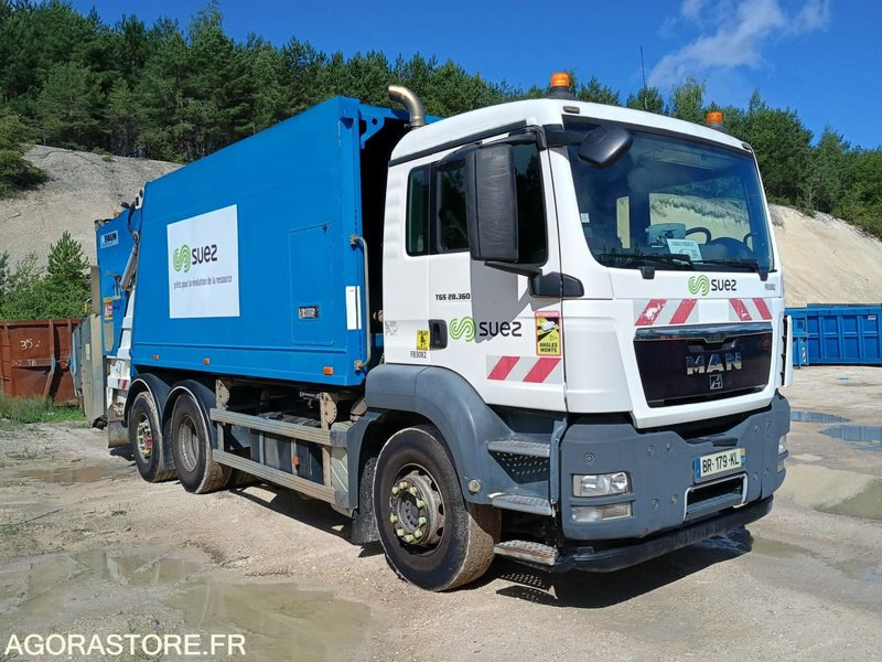 MAN 26T/BOM - BR179KL - 2011 / 230 009 KM - Benne à ordures ménagères: photos 1 MAN 26T/BOM - BR179KL - 2011 / 230 009 KM - Benne à ordures ménagères: photos 1