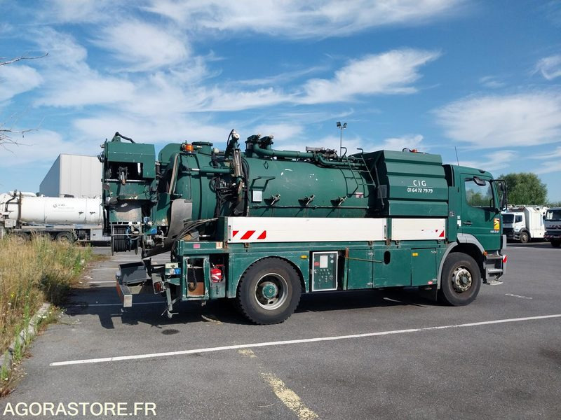 MERCEDES Atego 1828 HUWER 2005 378491KM ROULANT EXPORT UNIQUEMENT - Camion hydrocureur: photos 4 MERCEDES Atego 1828 HUWER 2005 378491KM ROULANT EXPORT UNIQUEMENT - Camion hydrocureur: photos 4