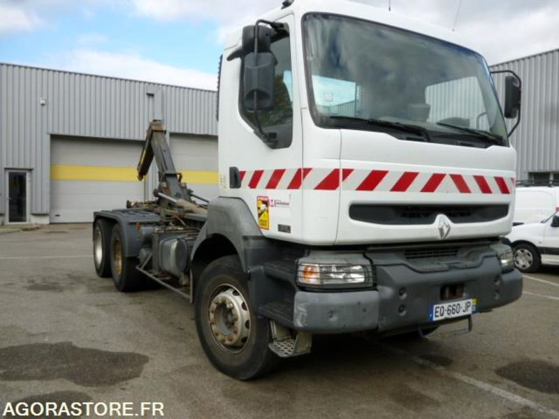 Renault Kerax 6x4 370DCI bras de dépose Marrel 16000kgs 521550 kms 2003 - Camion ampliroll, Camion grue: photos 2 Renault Kerax 6x4 370DCI bras de dépose Marrel 16000kgs 521550 kms 2003 - Camion ampliroll, Camion grue: photos 2