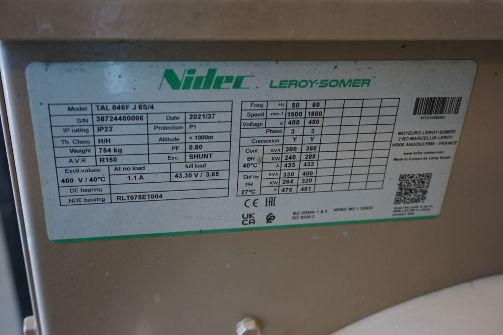 Nidec TAL046F Generator - Groupe électrogène: photos 5 Nidec TAL046F Generator - Groupe électrogène: photos 5