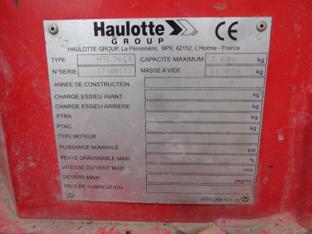 Chariot télescopique Haulotte HTL3614: photos 14
