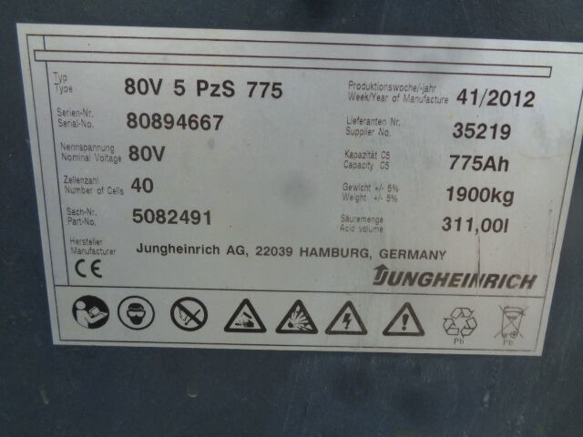 Chariot élévateur Jungheinrich EFG425: photos 19 Chariot élévateur Jungheinrich EFG425: photos 19