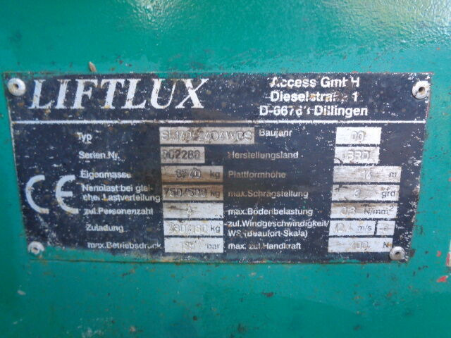Nacelle ciseaux Liftlux SL140-24: photos 11