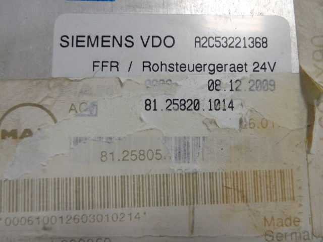 MAN TGX, FFR - Bloc de gestion pour Camion: photos 2 MAN TGX, FFR - Bloc de gestion pour Camion: photos 2