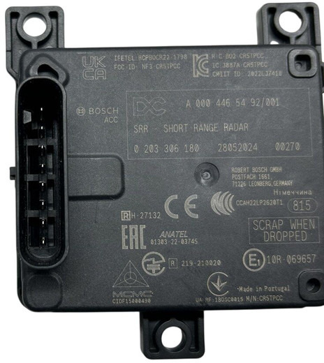 Mercedes-Benz ACC SRR Short Range Radar - Bloc de gestion pour Camion: photos 3 Mercedes-Benz ACC SRR Short Range Radar - Bloc de gestion pour Camion: photos 3