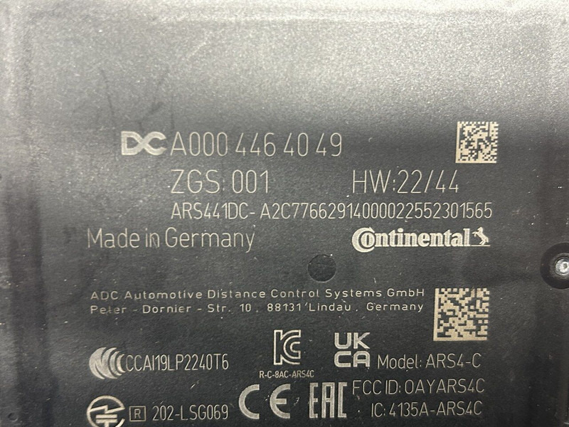 Mercedes-Benz radar sensor, distronic - Capteur pour Camion: photos 4 Mercedes-Benz radar sensor, distronic - Capteur pour Camion: photos 4