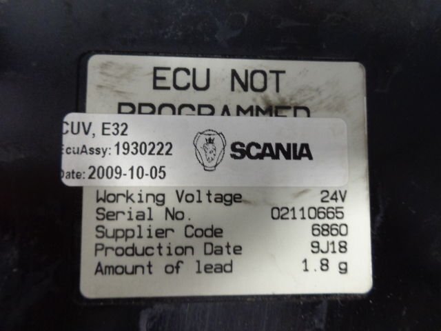 Scania CUV E32 - Bloc de gestion pour Camion: photos 2 Scania CUV E32 - Bloc de gestion pour Camion: photos 2