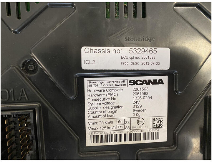 Scania R410 - Panel de instrumentos pour Camion: photos 3 Scania R410 - Panel de instrumentos pour Camion: photos 3