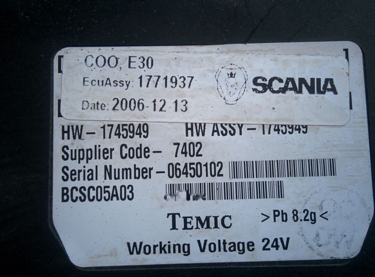 Bosch 0486106059 Scania OMNI LINK - Bloc de gestion pour Bus: photos 5 Bosch 0486106059 Scania OMNI LINK - Bloc de gestion pour Bus: photos 5