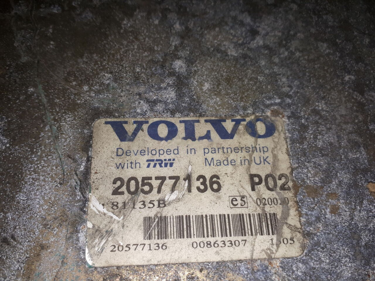 Volvo 20995091 P02. 20577136 P02 20582962 P05. 600581 Volvo - Bloc de gestion pour Bus: photos 2 Volvo 20995091 P02. 20577136 P02 20582962 P05. 600581 Volvo - Bloc de gestion pour Bus: photos 2