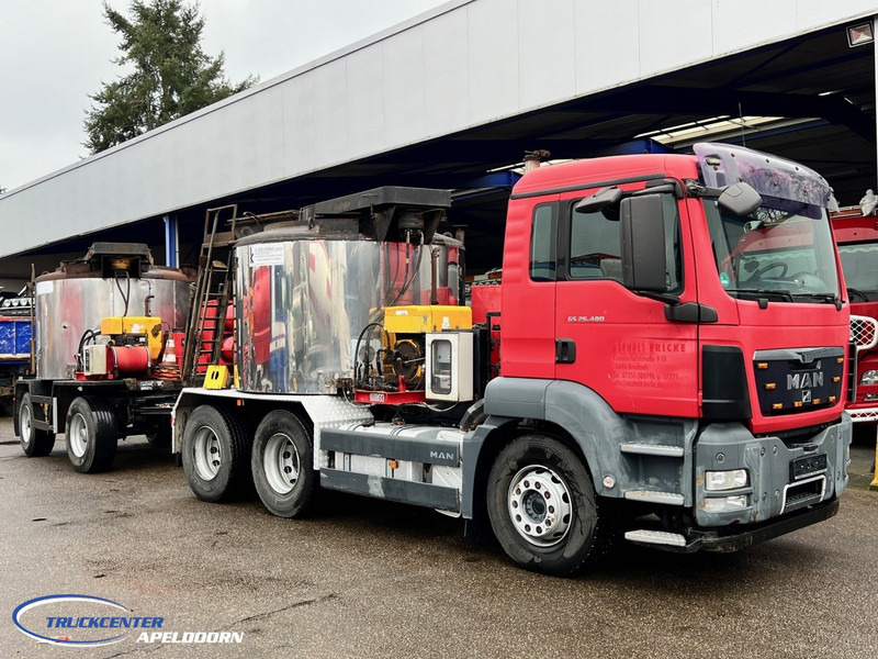 MAN TGS 26.480 6x4 Steel spring, Manuel, R Kolberg Bitumen heater - Camion: photos 1 MAN TGS 26.480 6x4 Steel spring, Manuel, R Kolberg Bitumen heater - Camion: photos 1