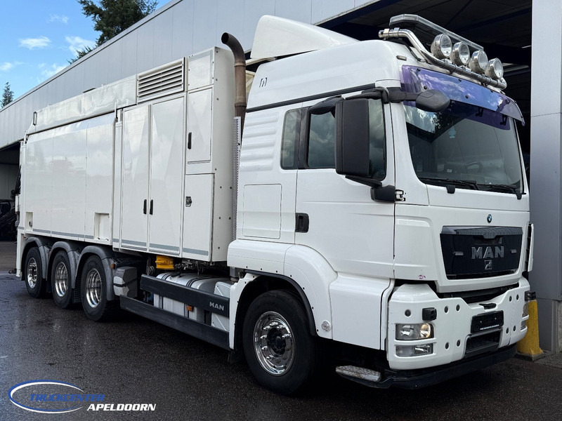 MAN TGS 35.480 RSP Saugbagger, 8x4, Euro 5, Handgeschakeld - Camion hydrocureur: photos 2 MAN TGS 35.480 RSP Saugbagger, 8x4, Euro 5, Handgeschakeld - Camion hydrocureur: photos 2