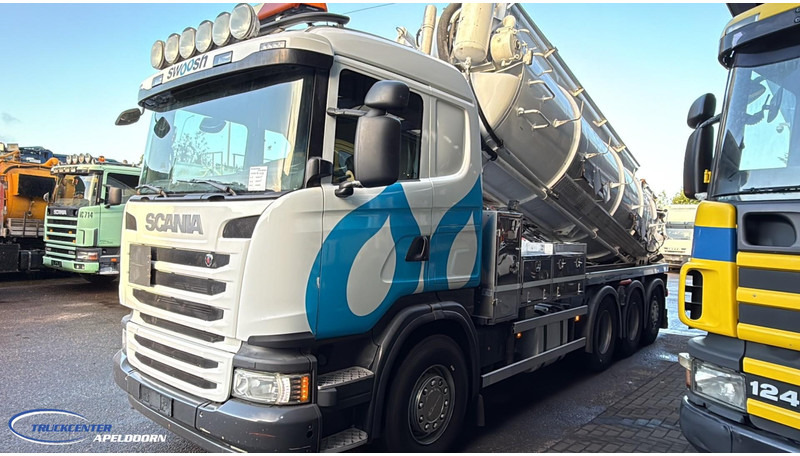 Scania G450 Euro 6, 8x4, ADR, 3 Compartimenten, Jurop, Pratisoli - Camion hydrocureur: photos 3 Scania G450 Euro 6, 8x4, ADR, 3 Compartimenten, Jurop, Pratisoli - Camion hydrocureur: photos 3