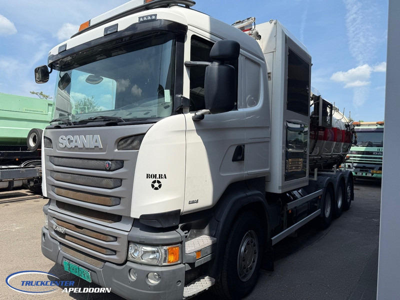 Scania R490 Euro 6, Rolba Inox / Edelstahl, 8x4 - Camion hydrocureur: photos 3 Scania R490 Euro 6, Rolba Inox / Edelstahl, 8x4 - Camion hydrocureur: photos 3