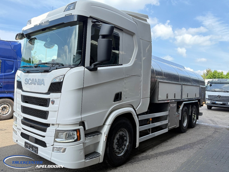 Scania R500 NGS 15000 Liter, Retarder, Stuuras, RVS tank - melk - water - Camion citerne: photos 2 Scania R500 NGS 15000 Liter, Retarder, Stuuras, RVS tank - melk - water - Camion citerne: photos 2