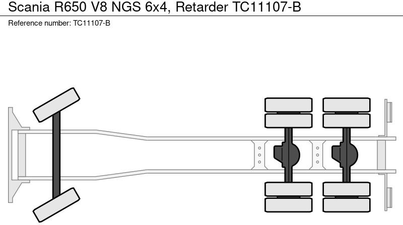 Scania R650 V8 NGS 6x4, Retarder - Châssis cabine: photos 3 Scania R650 V8 NGS 6x4, Retarder - Châssis cabine: photos 3