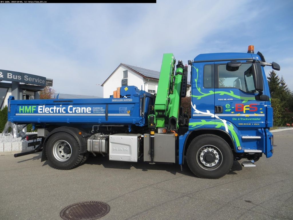 MAN TGS 18.420 4x4H BL HMF,Elektrokran 1820 K4 RC - Camion benne: photos 3 MAN TGS 18.420 4x4H BL HMF,Elektrokran 1820 K4 RC - Camion benne: photos 3