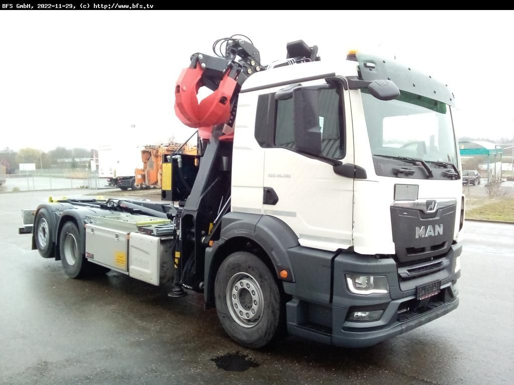 MAN TGS (TG3) 26.510 6x2-4 BL Recyclingkran - Camion ampliroll: photos 2 MAN TGS (TG3) 26.510 6x2-4 BL Recyclingkran - Camion ampliroll: photos 2