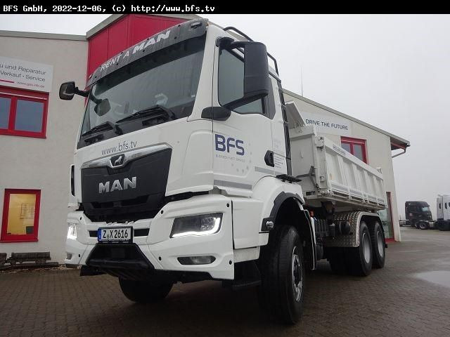 MAN TGS (TG3) 33.470 6x6 H BL 6x6H, Anh.-kipphydraul - Camion benne: photos 1 MAN TGS (TG3) 33.470 6x6 H BL 6x6H, Anh.-kipphydraul - Camion benne: photos 1
