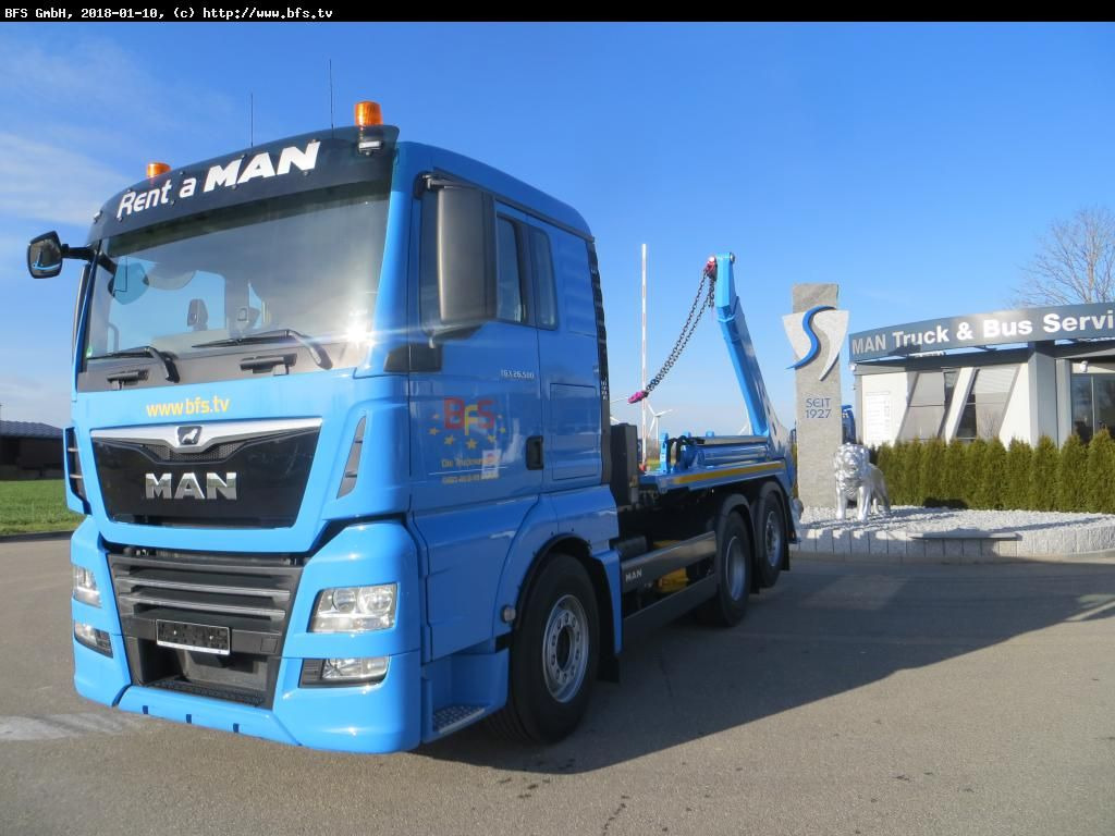 MAN TGX 26.500 6x2-2 LL XL Fhs. Meiller AK 16 - Camion benne: photos 1 MAN TGX 26.500 6x2-2 LL XL Fhs. Meiller AK 16 - Camion benne: photos 1