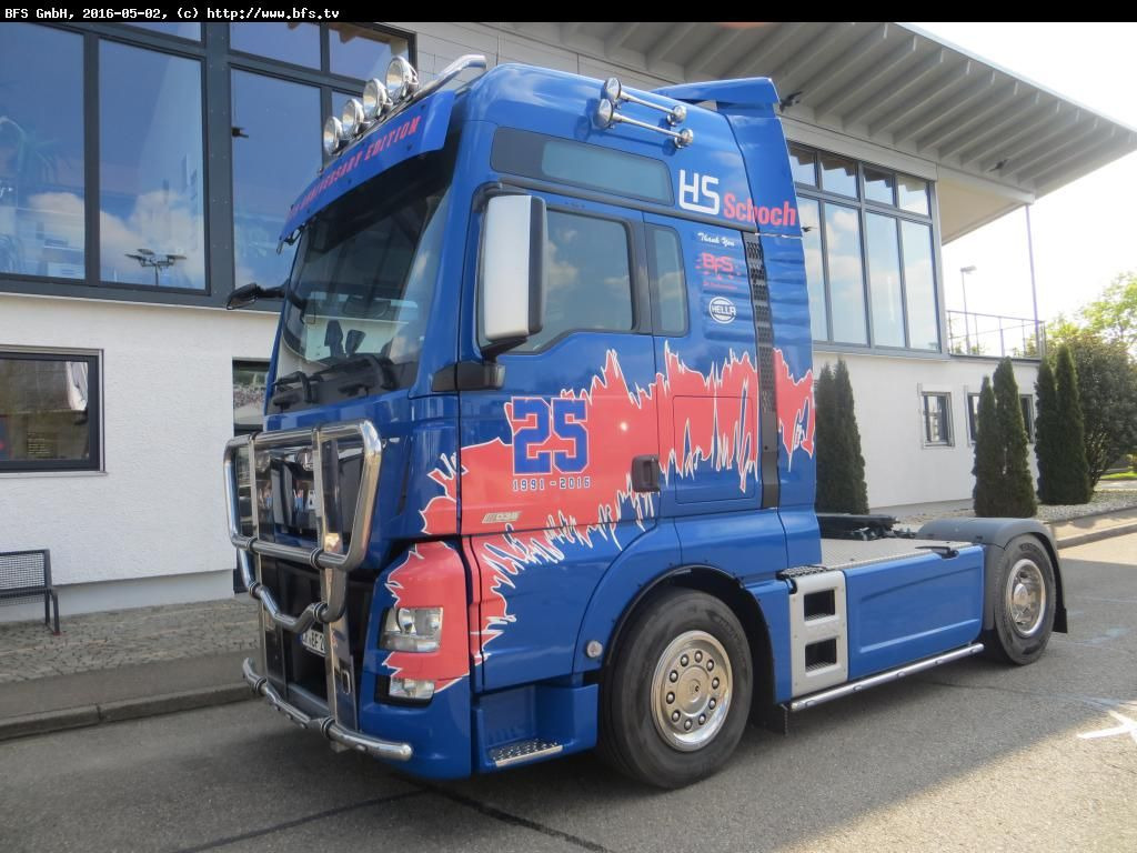 MAN TGX 18.560 4x2 BLS Euro 6 HS Schoch Edition 2016 MAN TGX 18.560 4x2 BLS Euro 6 HS Schoch Edition 2016 - Tracteur routier: photos 1 MAN TGX 18.560 4x2 BLS Euro 6 HS Schoch Edition 2016 MAN TGX 18.560 4x2 BLS Euro 6 HS Schoch Edition 2016 - Tracteur routier: photos 1