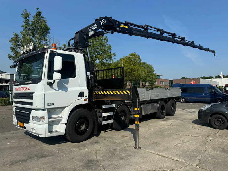 DAF CF 85.360 8x2 + HIAB 422E8 REMOTE CONTROLE - Camion plateau, Camion grue: photos 1 DAF CF 85.360 8x2 + HIAB 422E8 REMOTE CONTROLE - Camion plateau, Camion grue: photos 1