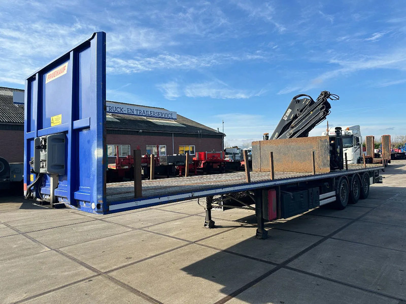 Fruehauf MET HIAB 122E-3 REMOTE CONTROLE, 2014 - Semi-remorque plateau: photos 5 Fruehauf MET HIAB 122E-3 REMOTE CONTROLE, 2014 - Semi-remorque plateau: photos 5