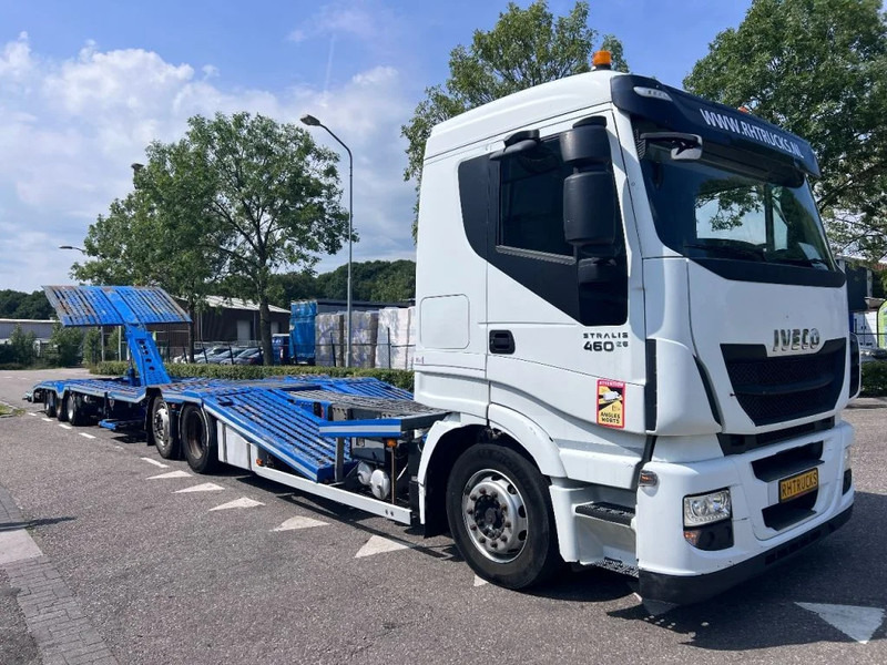 Iveco Stralis 460 6X2 EURO 6 + GS MEPPEL - TRUCK-TRANSPORTER - Camion porte-voitures: photos 1 Iveco Stralis 460 6X2 EURO 6 + GS MEPPEL - TRUCK-TRANSPORTER - Camion porte-voitures: photos 1