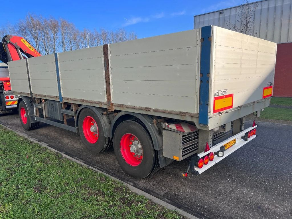 Kel-Berg 3 AXLE - OPEN BOX 7,55 METER + LIFTING AXLE - Remorque plateau: photos 5 Kel-Berg 3 AXLE - OPEN BOX 7,55 METER + LIFTING AXLE - Remorque plateau: photos 5