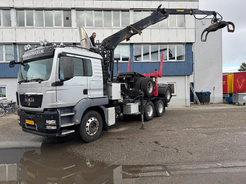 MAN TGS 33.480 6X4 + HIAB 251S.82 + TRAILER 2 AXLE KRAEMER - Camion grumier, Camion grue: photos 1 MAN TGS 33.480 6X4 + HIAB 251S.82 + TRAILER 2 AXLE KRAEMER - Camion grumier, Camion grue: photos 1