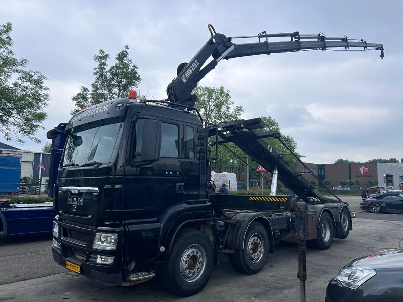 MAN TGS 35.440 8X2-4 + HIAB 220C-5 REMOTE + CABLE LIFT AUTOMATIC - Camion - système de câble, Camion grue: photos 1 MAN TGS 35.440 8X2-4 + HIAB 220C-5 REMOTE + CABLE LIFT AUTOMATIC - Camion - système de câble, Camion grue: photos 1