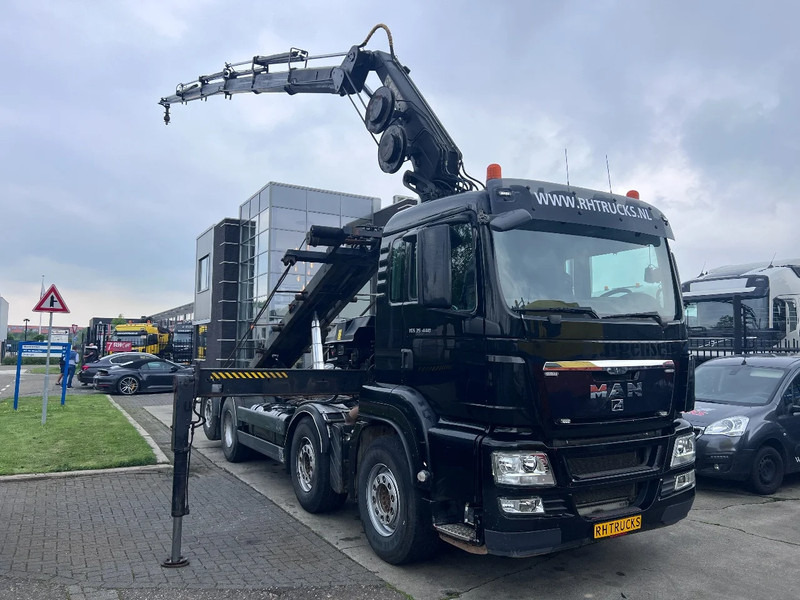MAN TGS 35.440 8X2-4 + HIAB 220C-5 REMOTE + CABLE LIFT AUTOMATIC - Camion - système de câble, Camion grue: photos 3 MAN TGS 35.440 8X2-4 + HIAB 220C-5 REMOTE + CABLE LIFT AUTOMATIC - Camion - système de câble, Camion grue: photos 3