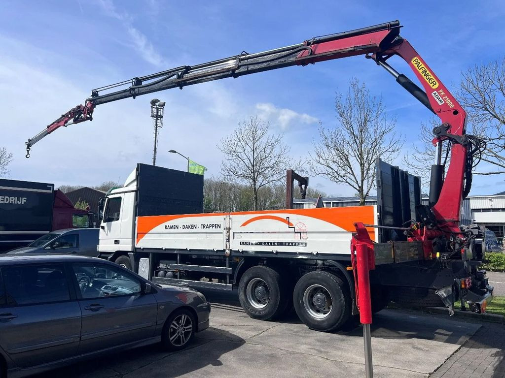 Mercedes-Benz Actros 2635 6X4 + PALFINGER PK21000 + JIB + REMO - Camion plateau, Camion grue: photos 4 Mercedes-Benz Actros 2635 6X4 + PALFINGER PK21000 + JIB + REMO - Camion plateau, Camion grue: photos 4