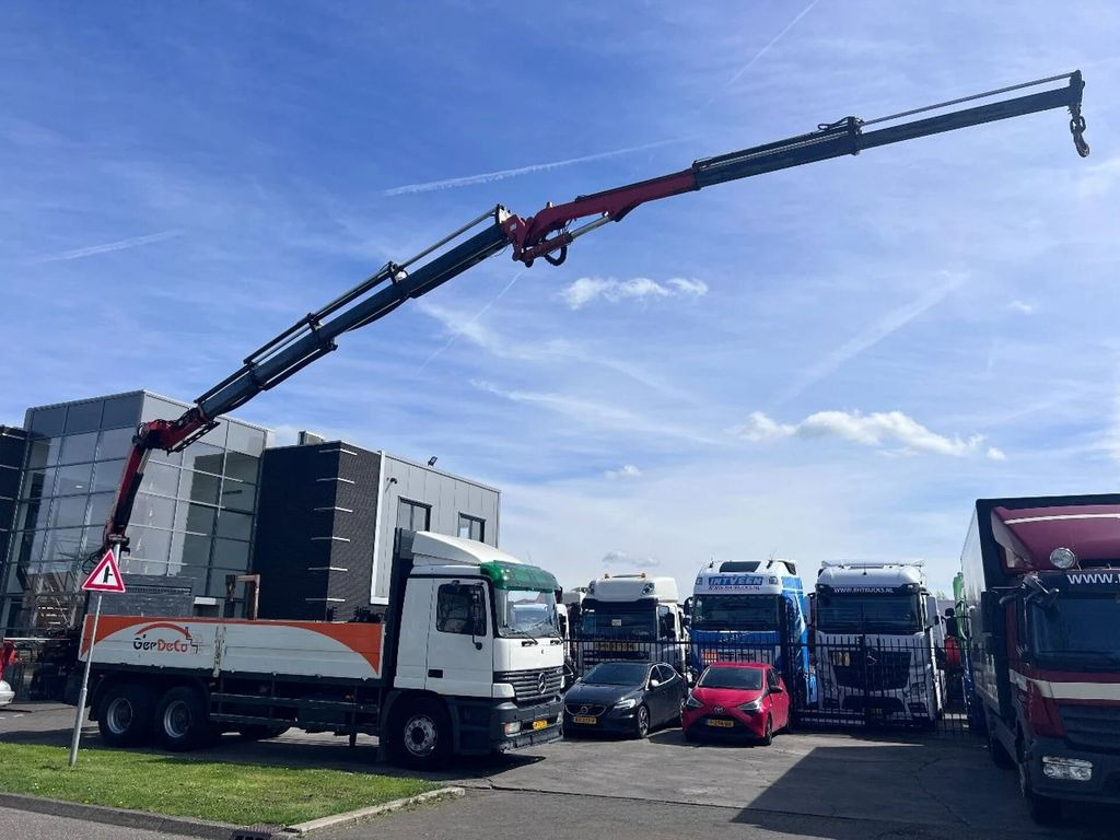 Mercedes-Benz Actros 2635 6X4 + PALFINGER PK21000 + JIB + REMO - Camion plateau, Camion grue: photos 1 Mercedes-Benz Actros 2635 6X4 + PALFINGER PK21000 + JIB + REMO - Camion plateau, Camion grue: photos 1