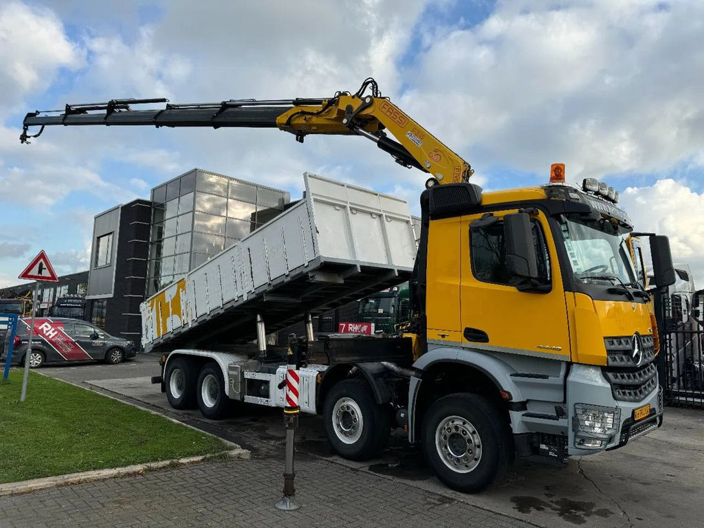 Mercedes-Benz Actros 4448 - 8X4 + EURO 6 + FASSI F315 + REMOTE - Camion plateau, Camion grue: photos 2 Mercedes-Benz Actros 4448 - 8X4 + EURO 6 + FASSI F315 + REMOTE - Camion plateau, Camion grue: photos 2