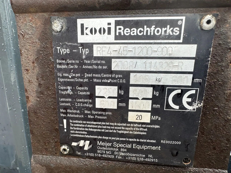 Chariot embarqué Moffett M4 25.3 2,5 TON SIDESHIFT DIESEL  MEENEEMHEFTRUCK: photos 13