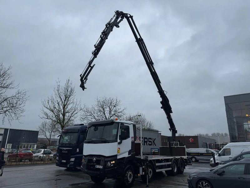 Renault C430 8X4 - EURO 6 + HIAB 288 E-5 + JIB 70X-4 + REMOTE + FULL STEEL SUSP. - Camion plateau, Camion grue: photos 3 Renault C430 8X4 - EURO 6 + HIAB 288 E-5 + JIB 70X-4 + REMOTE + FULL STEEL SUSP. - Camion plateau, Camion grue: photos 3