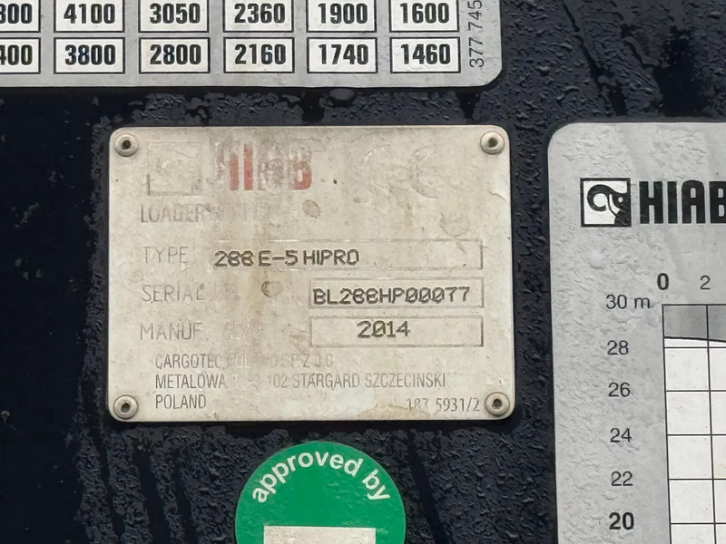 Camion plateau, Camion grue Renault C430 8X4 - EURO 6 + HIAB 288 E-5 + JIB 70X-4 + REMOTE + FULL STEEL SUSP.: photos 12 Camion plateau, Camion grue Renault C430 8X4 - EURO 6 + HIAB 288 E-5 + JIB 70X-4 + REMOTE + FULL STEEL SUSP.: photos 12