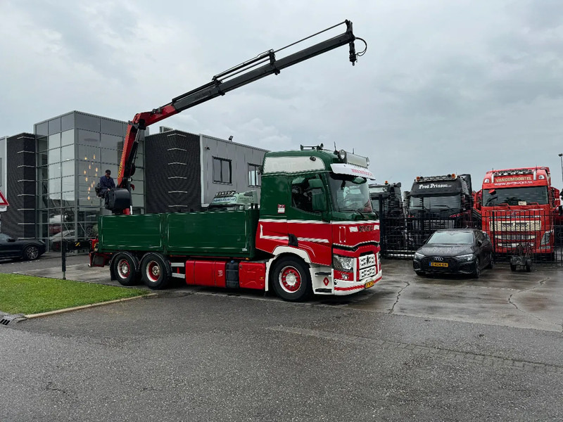 Renault T HIGH 520 6X2 EURO 6 + PALFINGER PK16002 ROTOR FUNCTION - Camion plateau, Camion grue: photos 5 Renault T HIGH 520 6X2 EURO 6 + PALFINGER PK16002 ROTOR FUNCTION - Camion plateau, Camion grue: photos 5