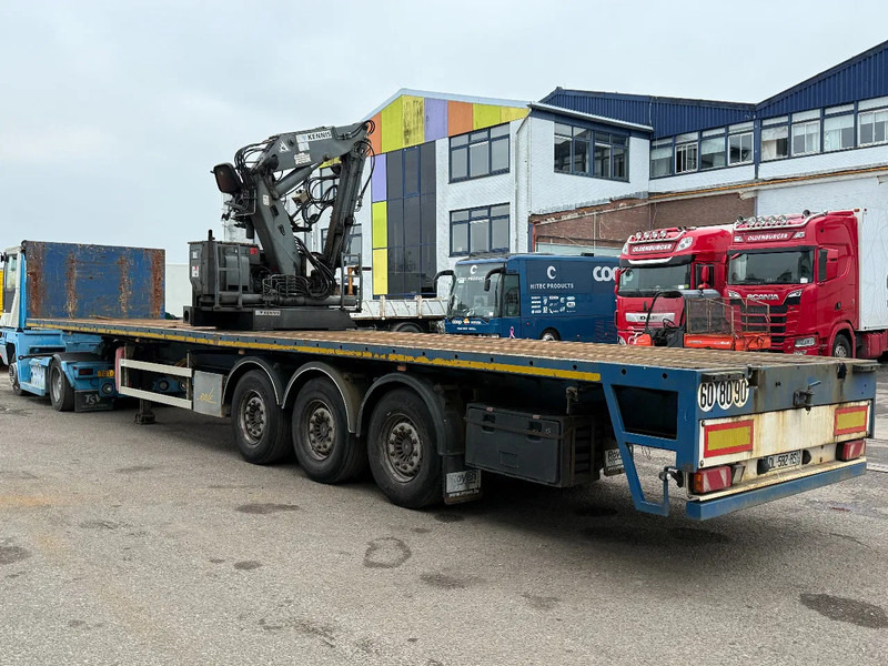 Royen RS3H4 + KENNIS CRANE - 3 AXLE - SAF - Semi-remorque plateau: photos 4 Royen RS3H4 + KENNIS CRANE - 3 AXLE - SAF - Semi-remorque plateau: photos 4